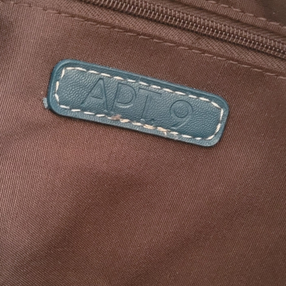 NWT APT 9 LAFAYETTE Turquoise Hobo Shoulder Bag - Picture 7 of 11